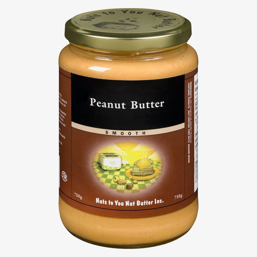 Nuts To You Peanut Butter - Smooth (750g) - Lifestyle Markets
