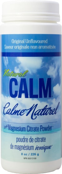 Natural Calm Magnesium Citrate Powder Original Unflavoured (226g) - Lifestyle Markets