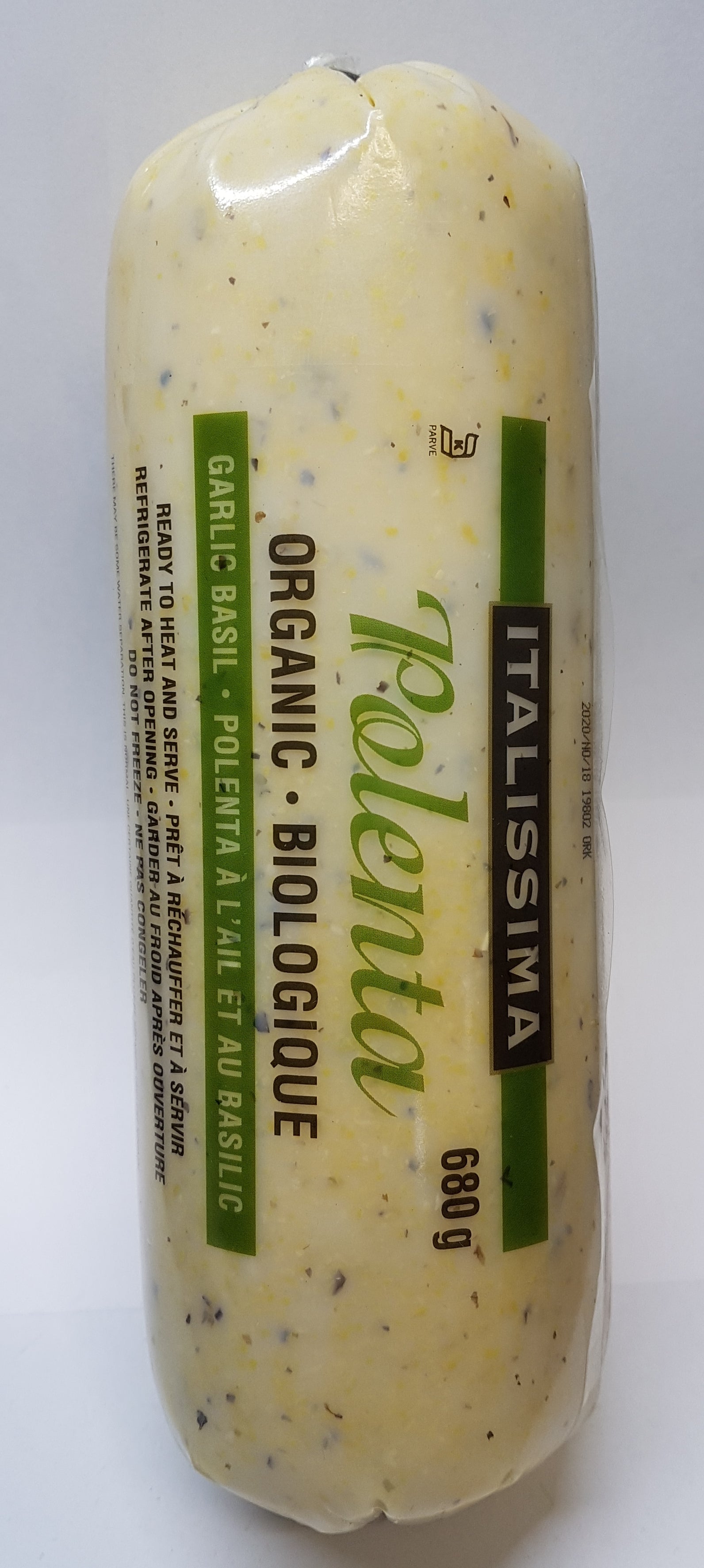 Italissima Organic Polenta with Garlic & Basil (680g) - Lifestyle Markets