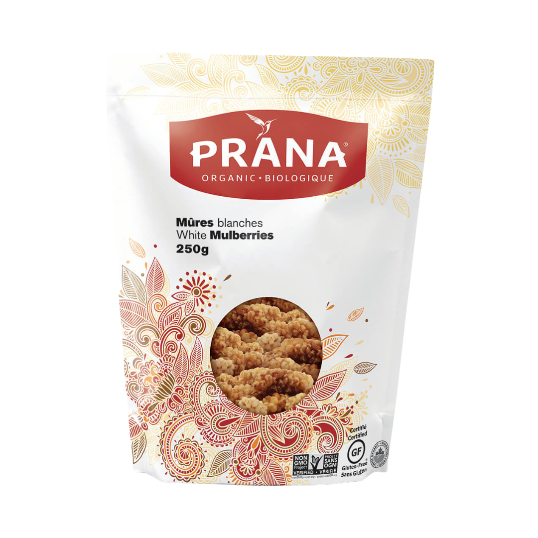 Prana Organic White Mulberries (250g) - Lifestyle Markets
