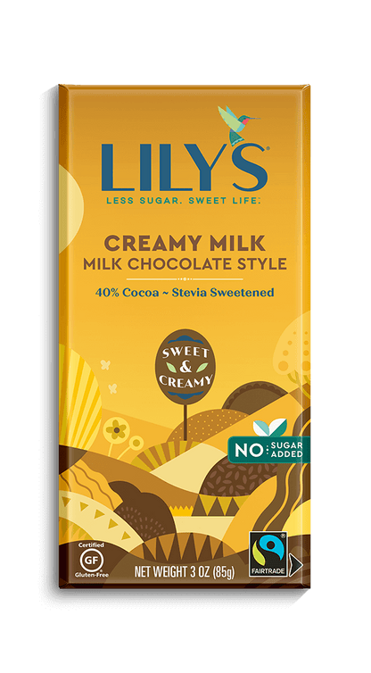 Lily's Sweets Milk Chocolate Style - Creamy Milk Bar (85g) - Lifestyle Markets
