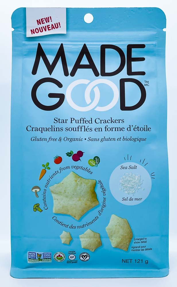 Made Good Star Puffed Crackers - Sea Salt (121g) - Lifestyle Markets