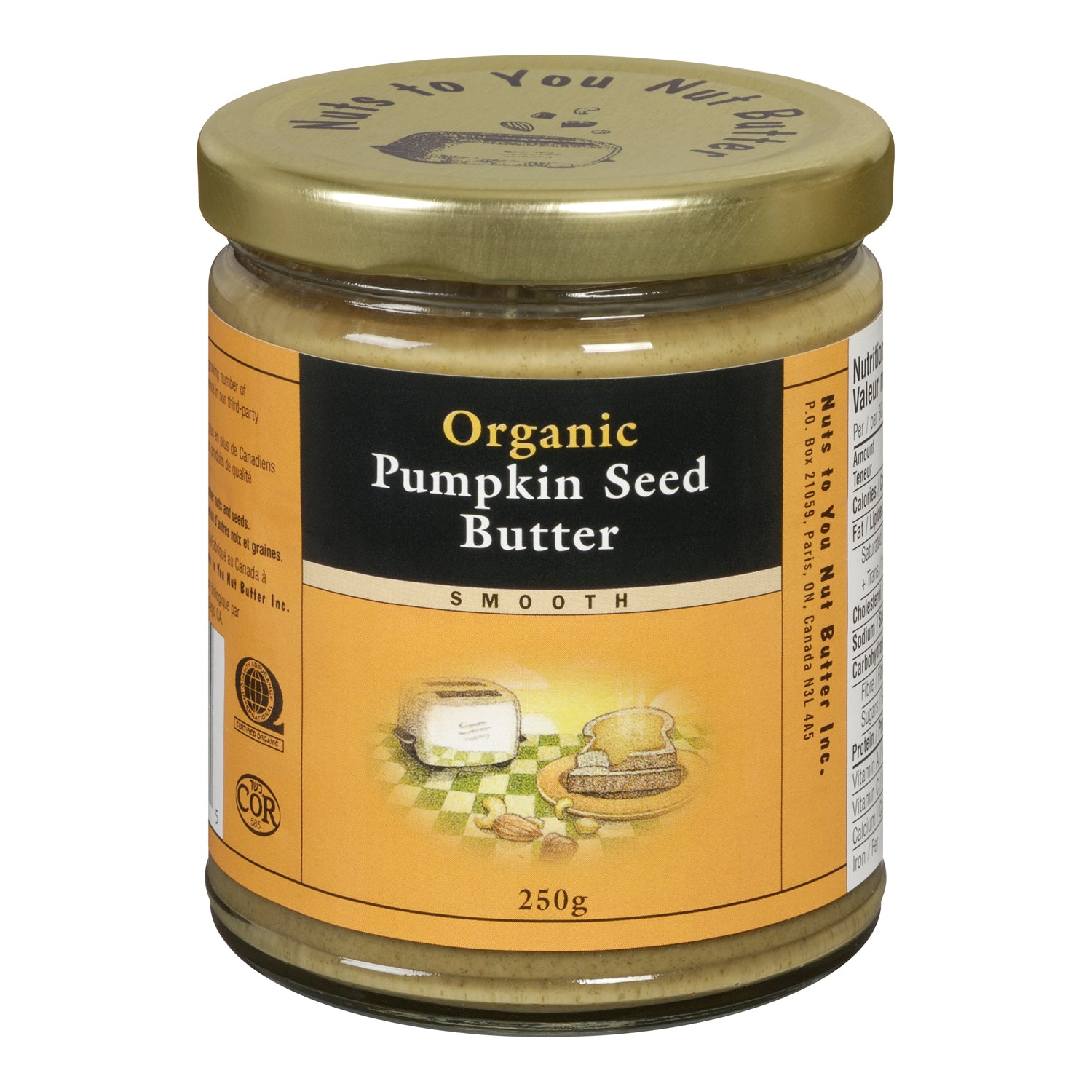 Nuts To You Organic Pumpkin Seed Butter (250g) - Lifestyle Markets