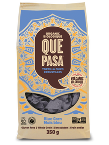 Que Pasa Organic Tortilla Chips - Blue Corn (350g) - Lifestyle Markets