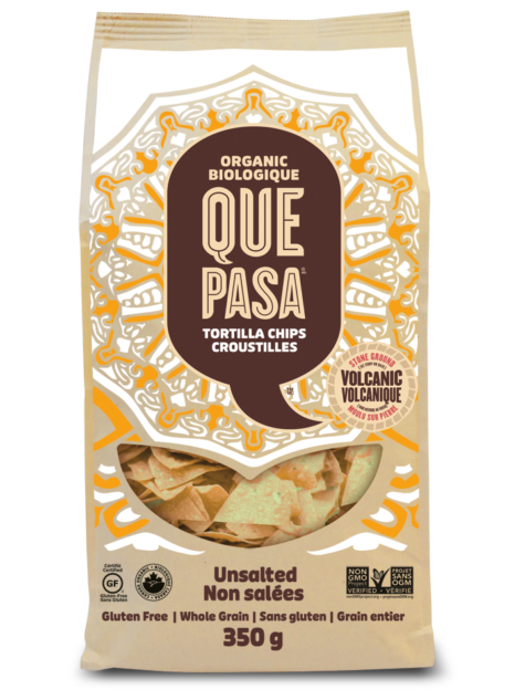 Que Pasa Organic Tortilla Chips - Unsalted (350g) - Lifestyle Markets