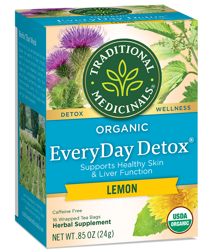 Traditional Medicinals Everyday Detox Lemon Tea (16 Bags) - Lifestyle Markets