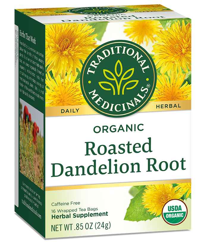 Traditional Medicinals Roasted Dandelion Tea (16 Bags) - Lifestyle Markets