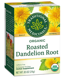 Traditional Medicinals Roasted Dandelion Tea (16 Bags) - Lifestyle Markets