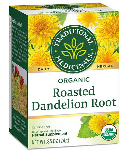 Traditional Medicinals Roasted Dandelion Tea (16 Bags) - Lifestyle Markets