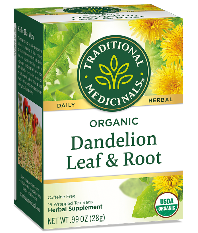 Traditional Medicinals Dandelion Leaf & Root Tea (16 Bags) - Lifestyle Markets