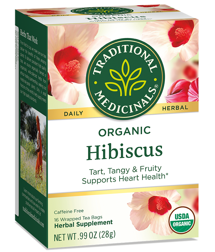Traditional Medicinals Hibiscus Tea (16 Bags) - Lifestyle Markets
