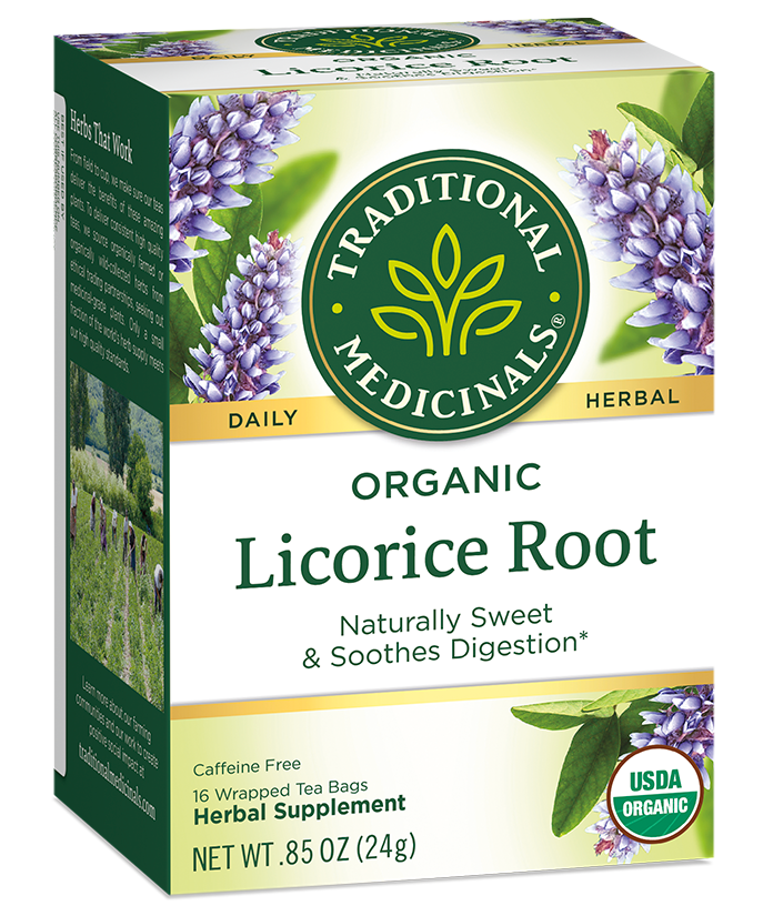 Traditional Medicinals Licorice Root Tea (16 Bags) - Lifestyle Markets