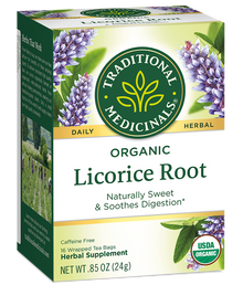 Traditional Medicinals Licorice Root Tea (16 Bags) - Lifestyle Markets
