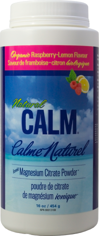 Natural Calm Magnesium Citrate Powder Raspberry-Lemon (454g) - Lifestyle Markets