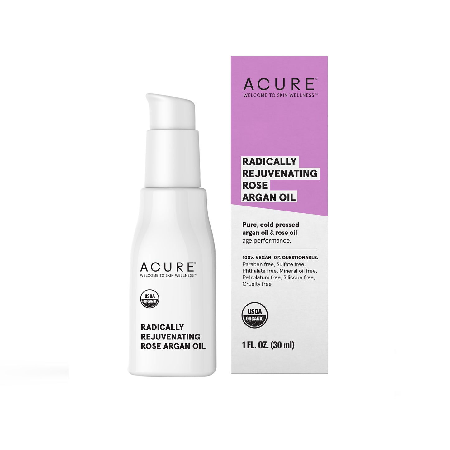 Acure Radically Rejuvenating Rose Argan Oil (30ml) - Lifestyle Markets