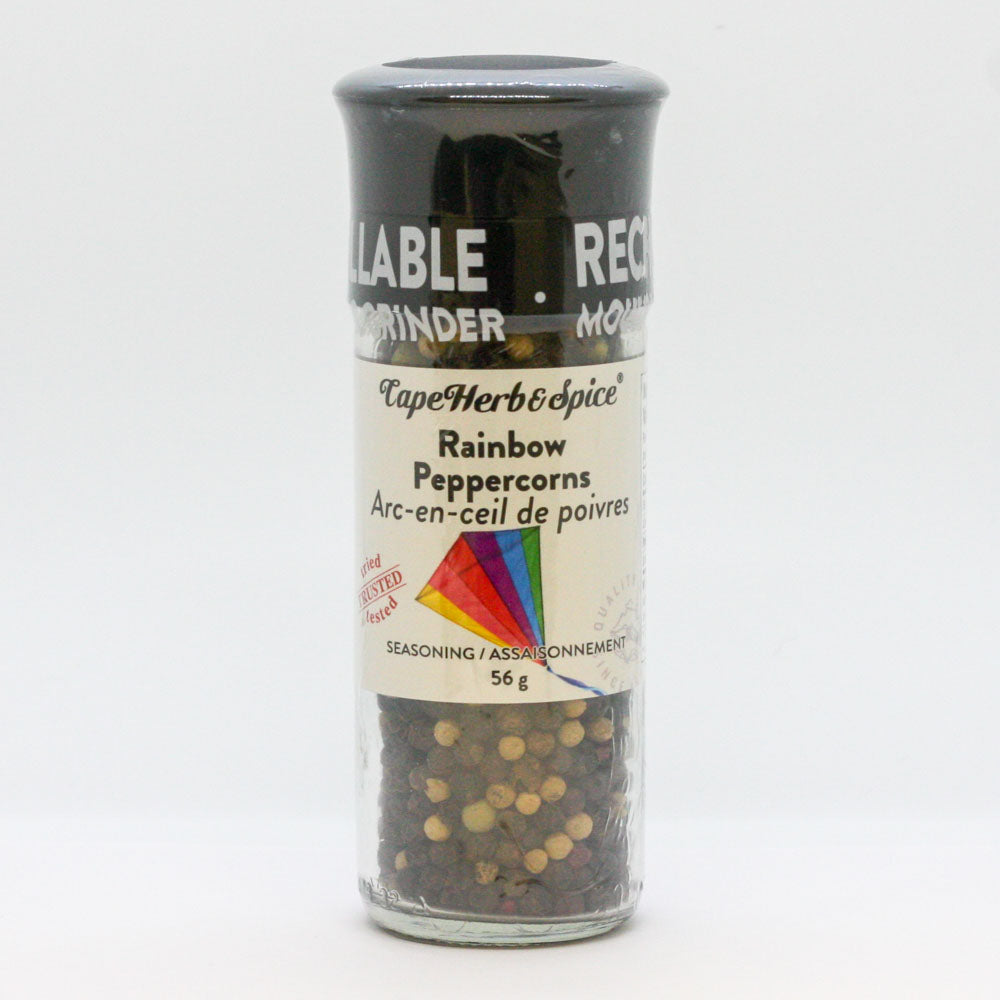 Cape Herb & Spice Rainbow Peppercorns - Grinder (56g) - Lifestyle Markets