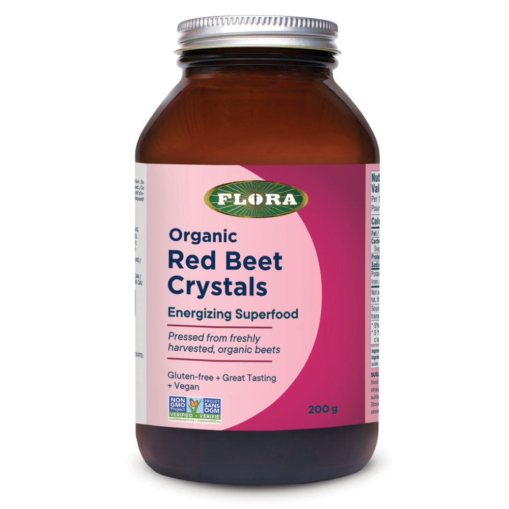 Flora Organic Red Beet Crystals (200g) - Lifestyle Markets