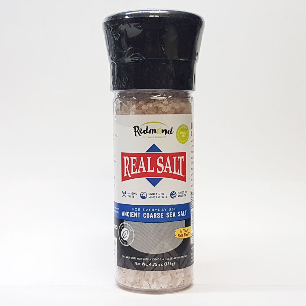 Redmond Ancient Coarse Sea Salt Grinder (135g) - Lifestyle Markets