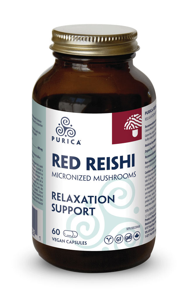 Purica Red Reishi (60 VCaps) - Lifestyle Markets