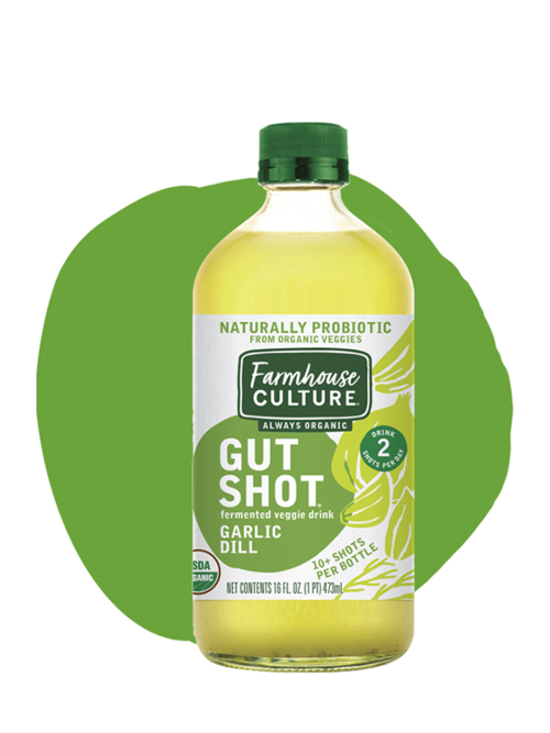 Farmhouse Culture Gut Shot Garlic Dill (473mL) - Lifestyle Markets