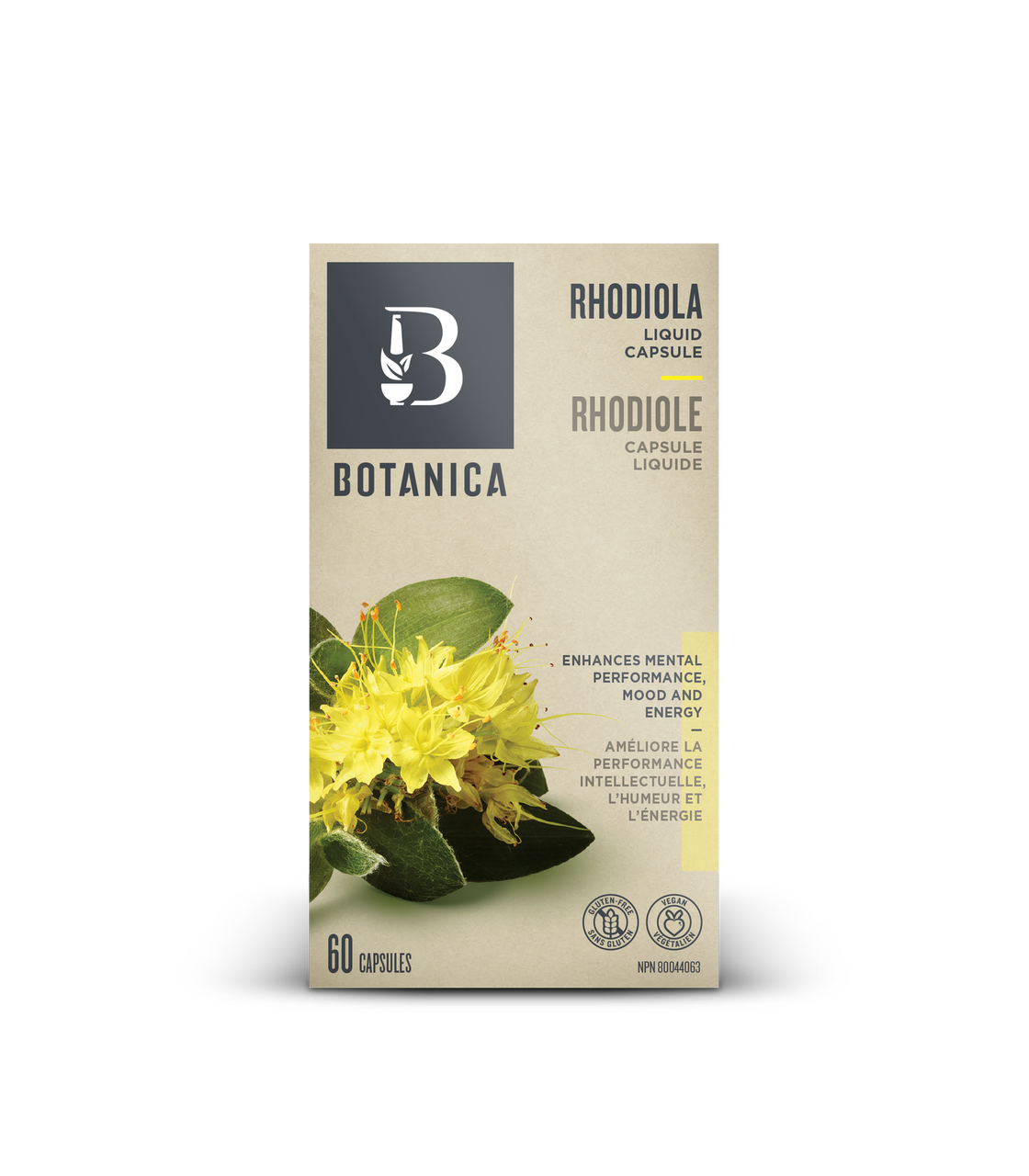 Botanica Rhodiola Liquid Phytocaps ( 60 Capsules) - Lifestyle Markets