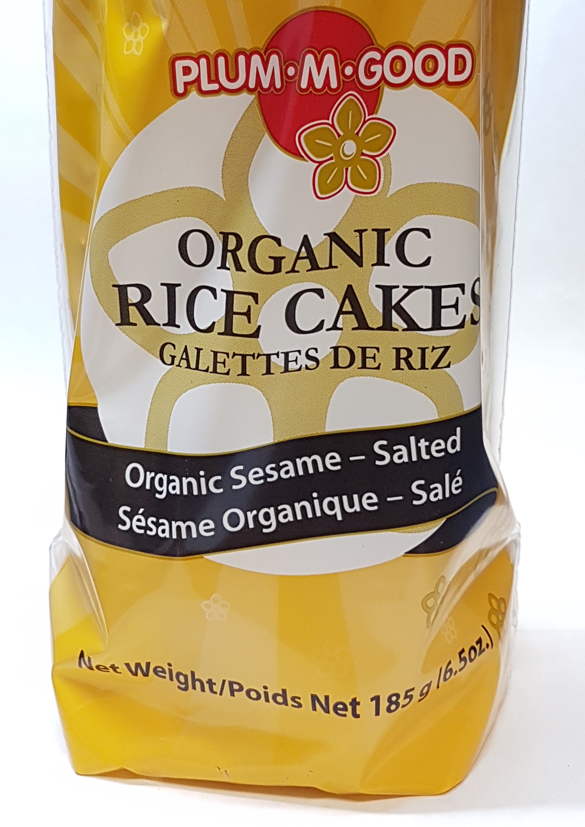 Plum M Good Organic Rice Cake w/ Sesame - Salted (185g) - Lifestyle Markets