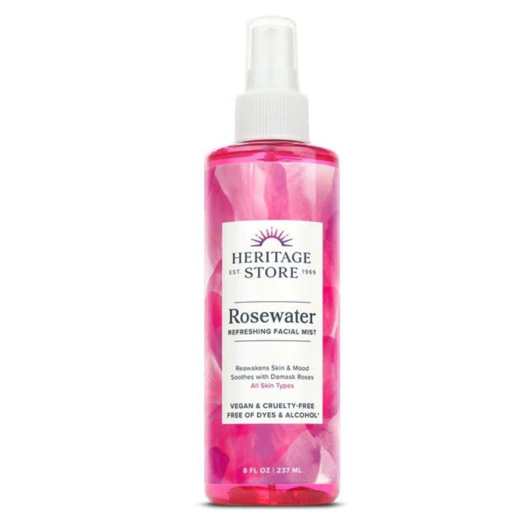 Heritage Rosewater Facial Mist (237ml) - Lifestyle Markets