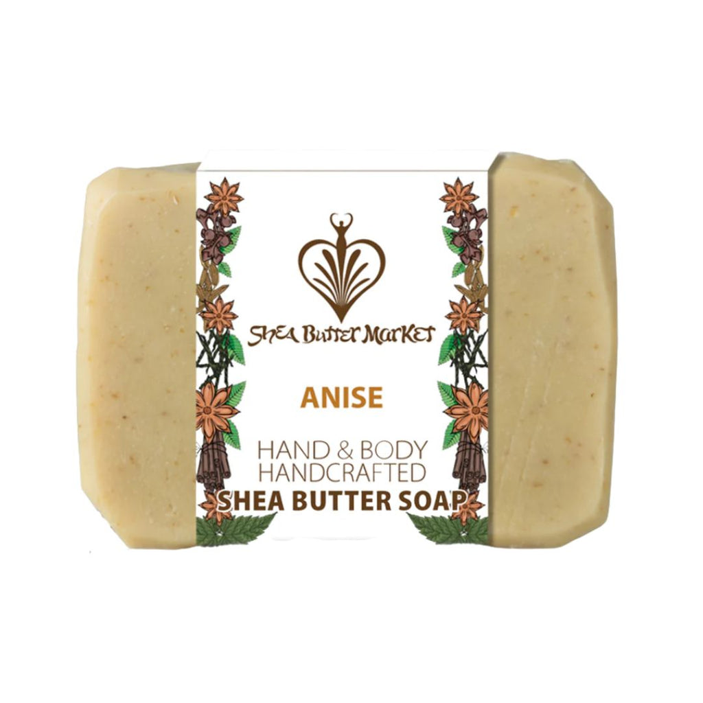 Shea Butter Market Bar Soap - Anise (140g) - Lifestyle Markets