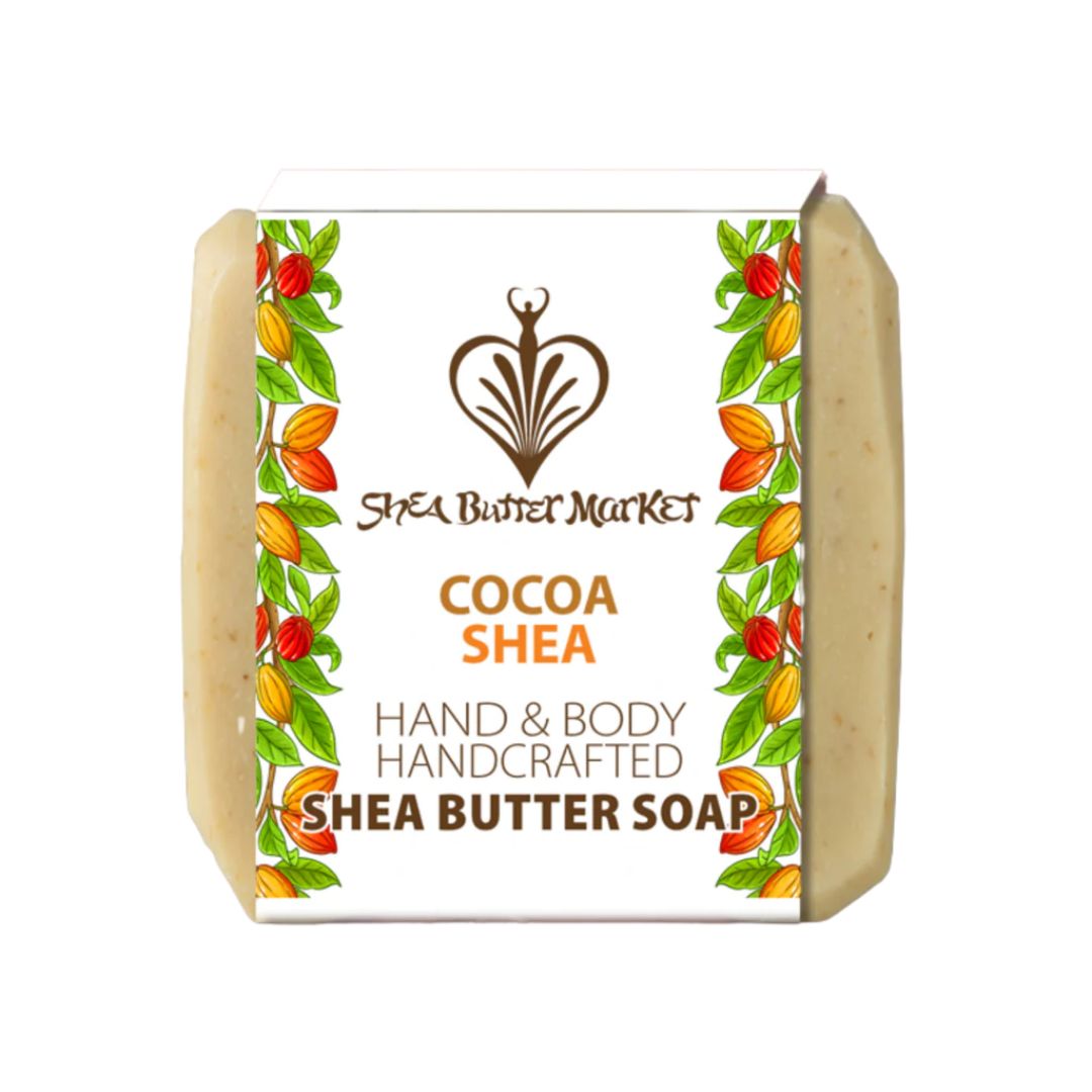 Shea Butter Market Bar Soap - Cocoa Shea (140g) - Lifestyle Markets