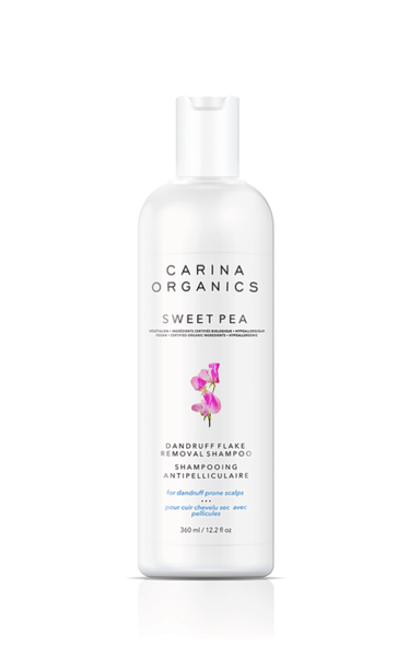 Carina Organics Dandruff Flake Removal Shampoo - Sweet Pea (360ml) - Lifestyle Markets