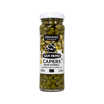 San Remo Organic Capers (105ml) - Lifestyle Markets