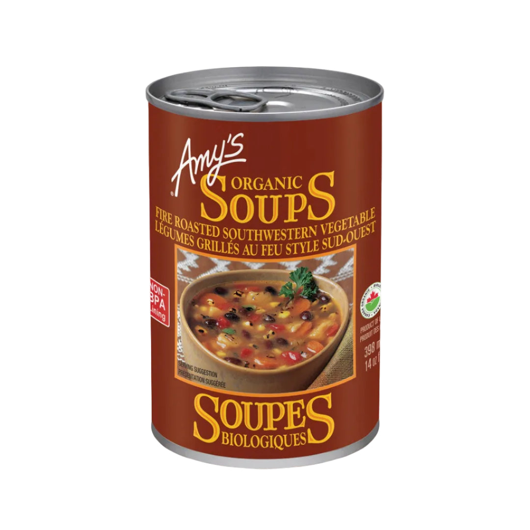 Amy's Kitchen Fire Roasted Southwestern Vegetable Soup (398ml) - Lifestyle Markets