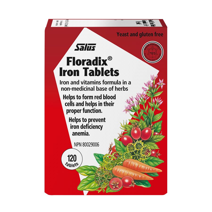 Salus Floradix Iron Tablets (120 Tablets) - Lifestyle Markets