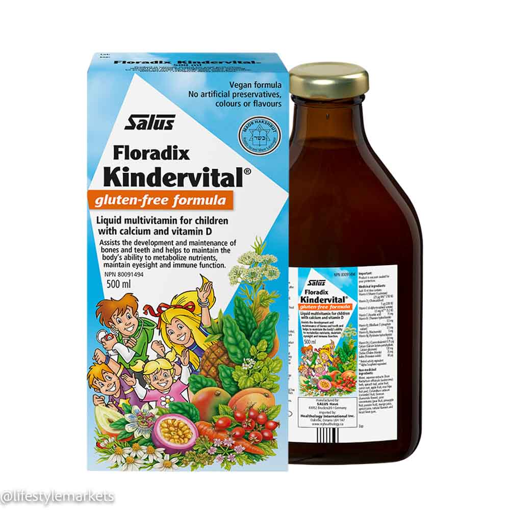 Salus Floradix Kindervital Gluten Free (500ml) - Lifestyle Markets