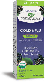 Nature's Way Sambucus Cold & Flu Care Syrup (240ml) - Lifestyle Markets