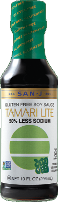 San-J Gluten-Free Tamari Soy Sauce - Less Sodium (296ml) - Lifestyle Markets