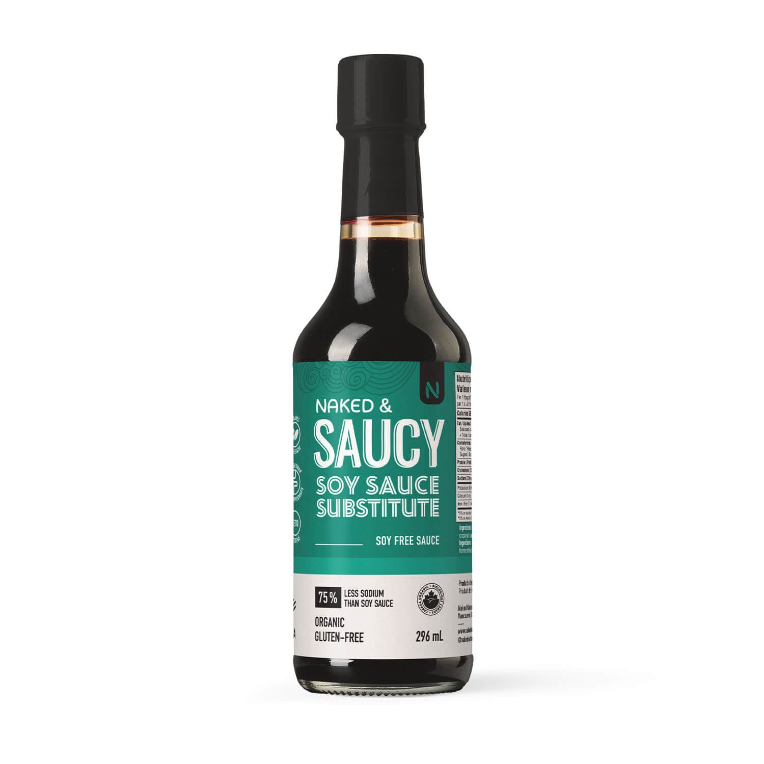 Naked & Saucy Soy-Free Soy Sauce Substitute (296ml) - Lifestyle Markets