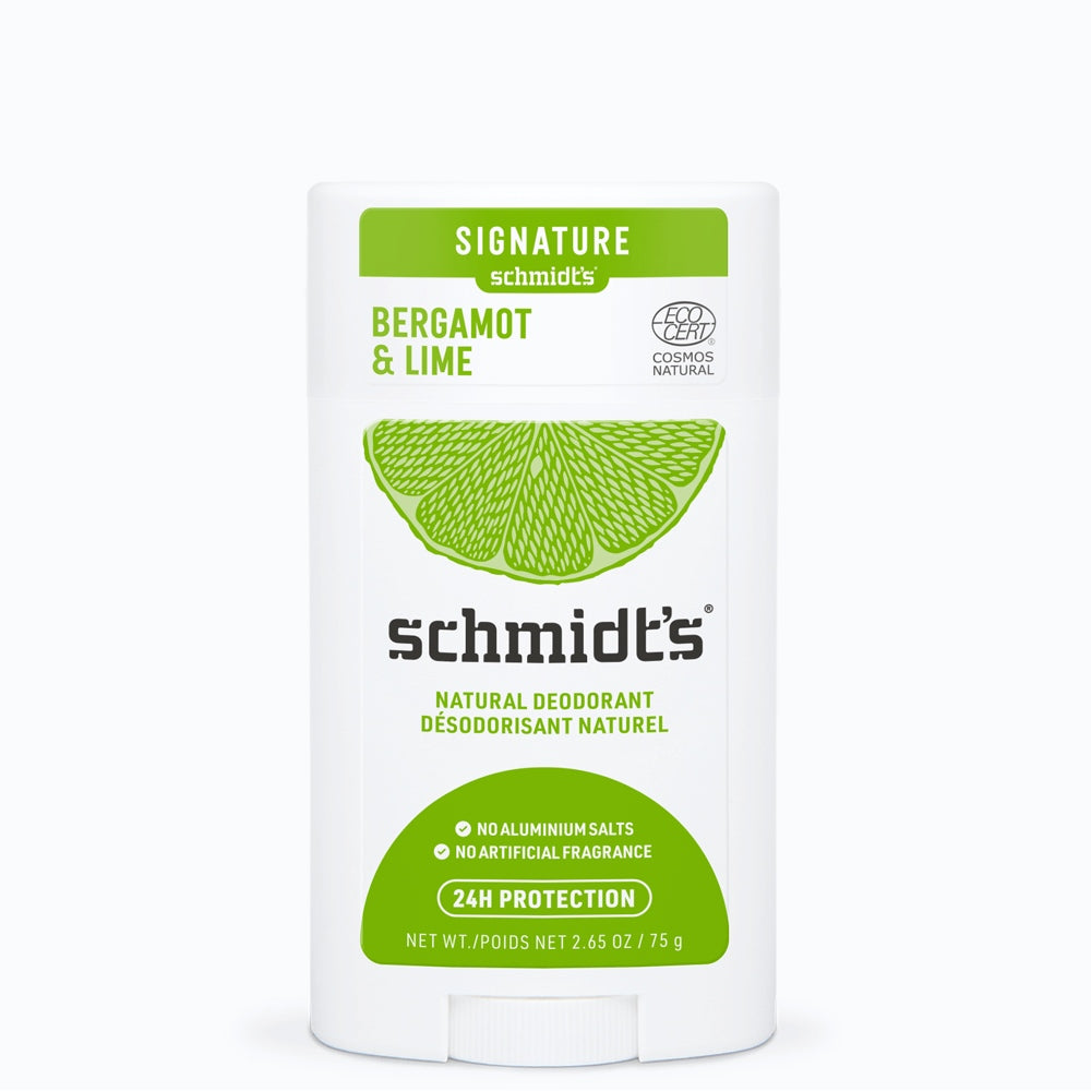 Schmidt's Natural Deodorant - Bergamot & Lime (75g) - Lifestyle Markets