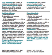 Quest D-Mannose with Cranberry (60vcaps) - Lifestyle Markets