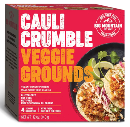 Big Mountain Foods Cauli Crumble Veggie Grounds (340g) - Lifestyle Markets