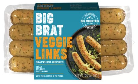 Big Mountain Foods Big Brat Veggie Links (360g) - Lifestyle Markets