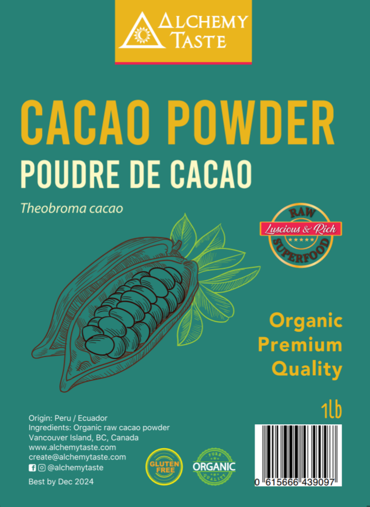 Alchemy Taste Cacao Powder (1lb) - Lifestyle Markets