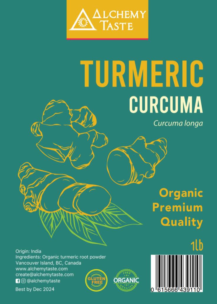 Alchemy Taste Turmeric Curcuma (1lb) - Lifestyle Markets