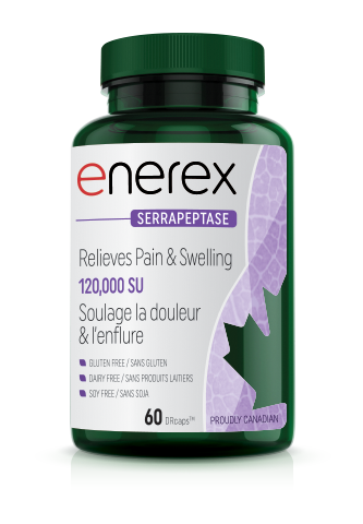 Enerex Serrapeptase 120,000 SU (60 DRCaps) - Lifestyle Markets