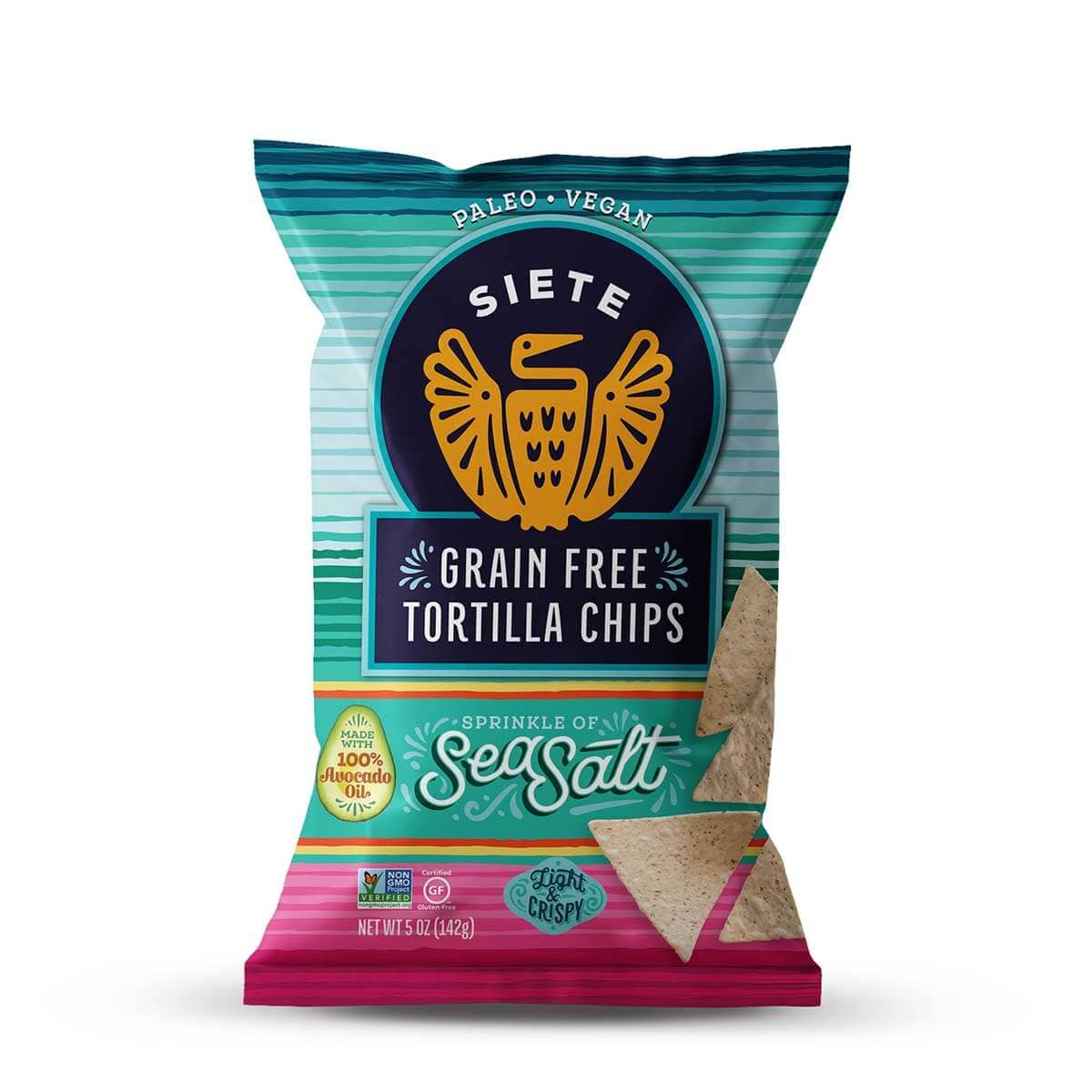 Siete Grain Free Tortilla Chips - Sea Salt (142g) - Lifestyle Markets