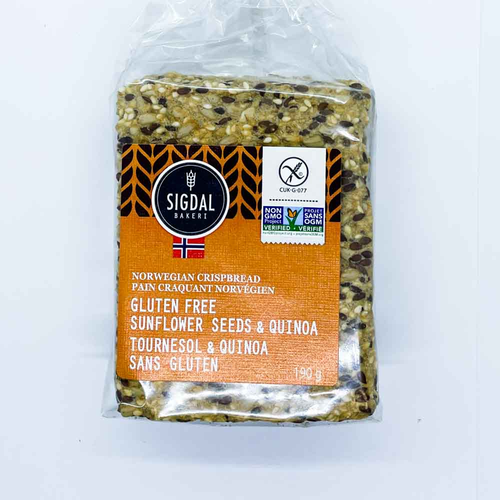 Sigdal Bakeri Sunflower Seeds & Quinoa Crispbread ( 190g) - Lifestyle Markets