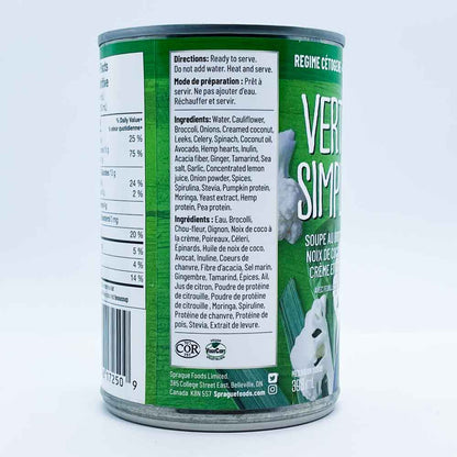 Sprague Keto-Friendly Soup - Simply Green (398ml) - Lifestyle Markets