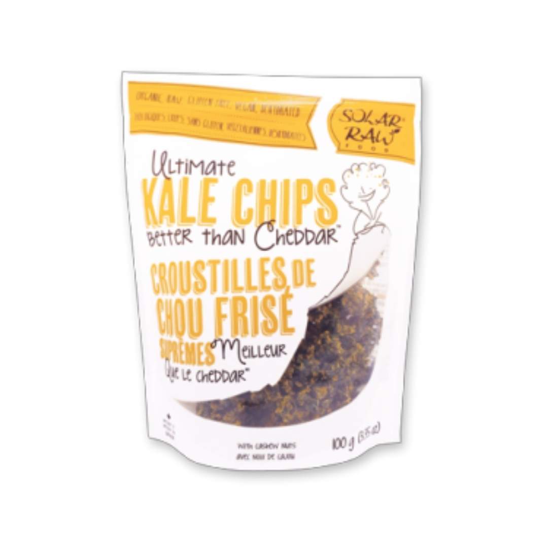 Solar Raw Ultimate Kale Chips - Better than Cheddar (100g) - Lifestyle Markets