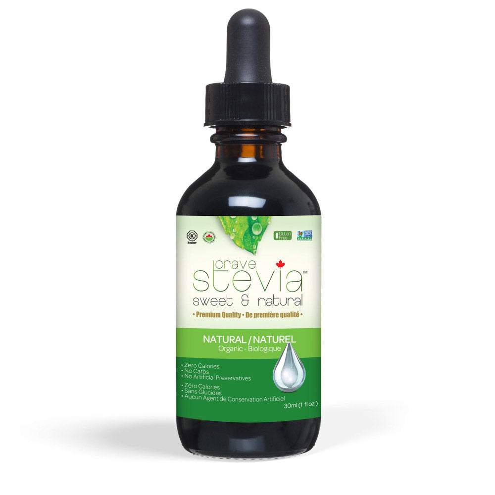 Crave Stevia Natural (30ml) - Lifestyle Markets