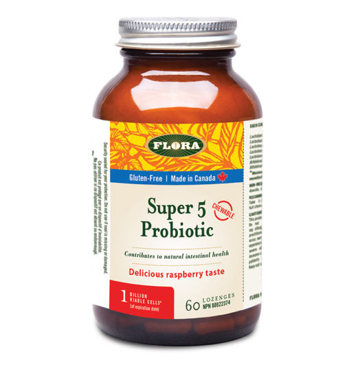 Flora Super 5 Plus Lozenge Probiotic (60 Lozenges) - Lifestyle Markets